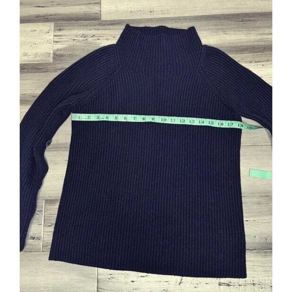 NWT Vince Button Sleeve Wool Cashmere Funnel Neck Sweater Women's Size S - Picture 8 of 9
